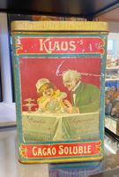 Wunderschöne alte Blechdose Klaus`s Cacao Soluble